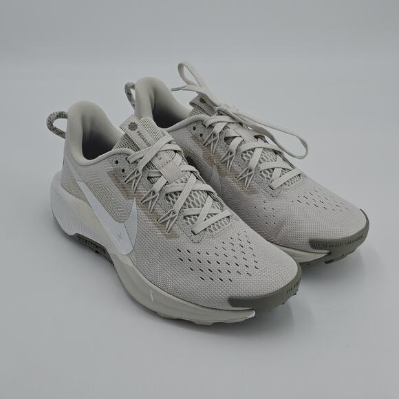 NEW Nike Womens 8 ReactX Pegasus Trail 5 Bone Army Green Running Shoes - Picture 1 of 16